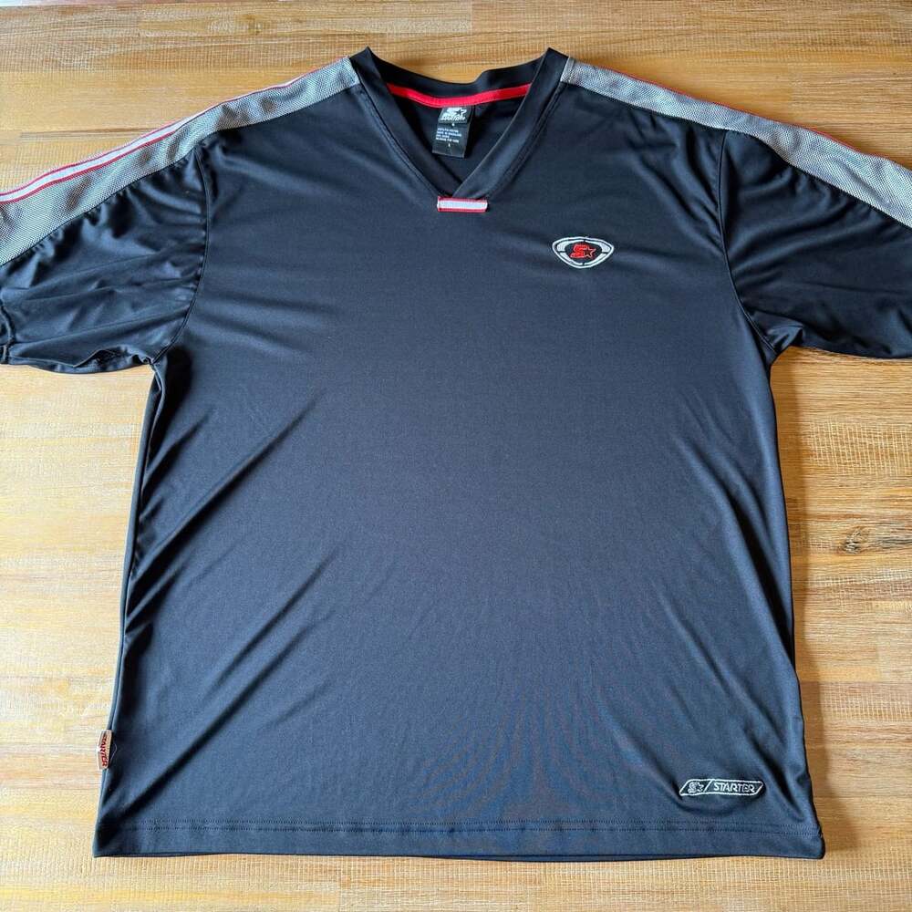 Vintage 90/00 Y2K Starter Athletic Jersey Black Size L